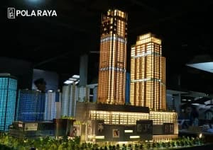 Jasa Maket Kota Kasablanka Pola Raya