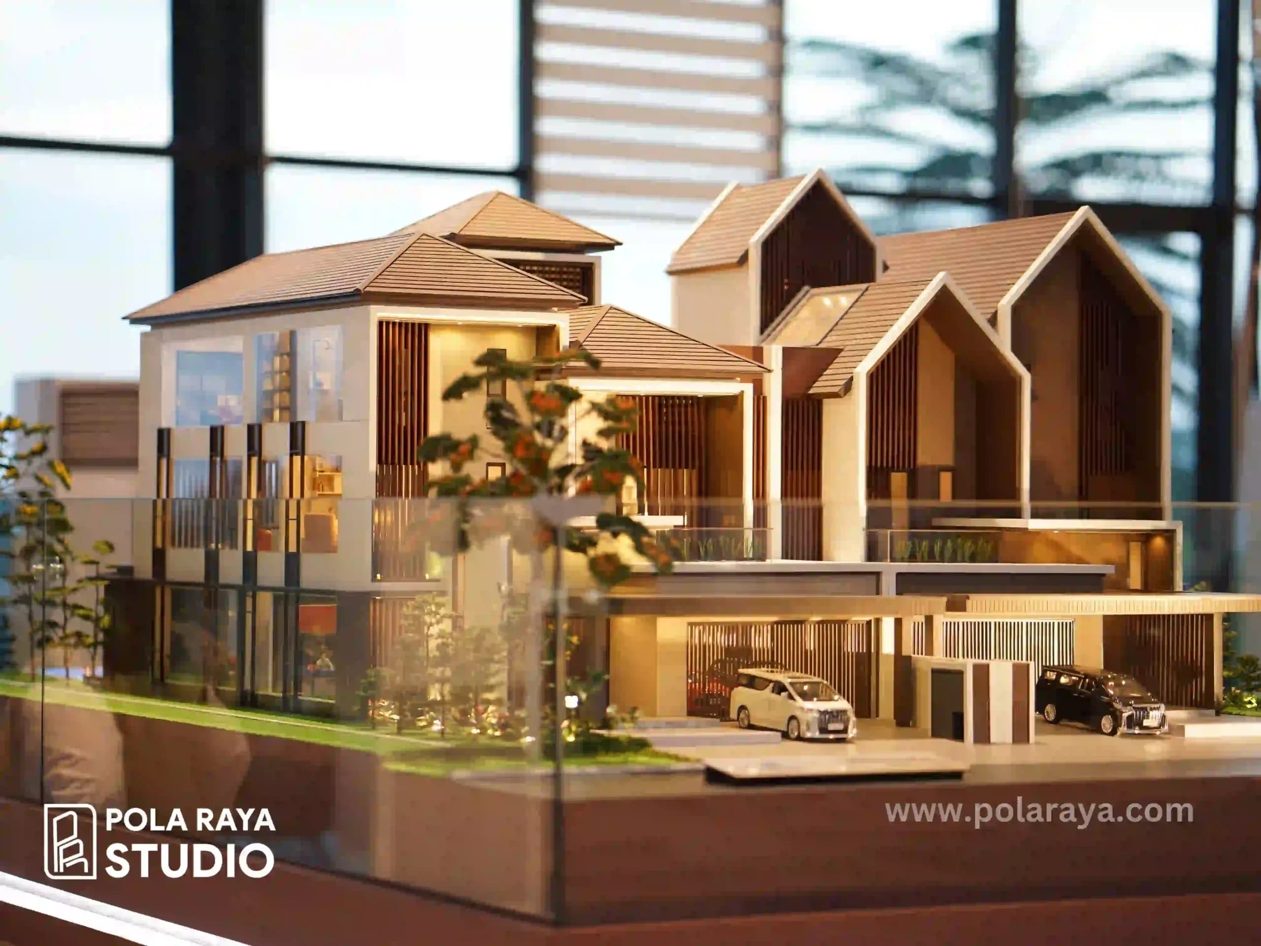 Maket rumah type Citra sentul City