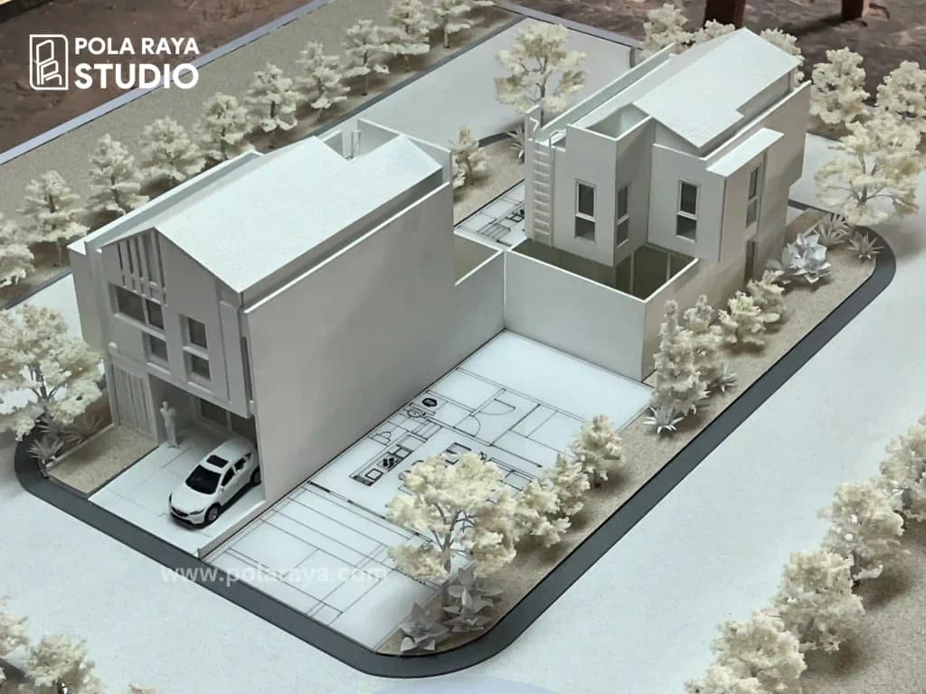 Jasa Maket Miniatur Arsitektur Pola raya Studio