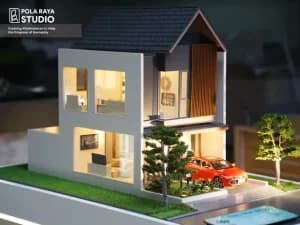 Jasa Pembuatan Miniatur rumah Pola Raya Studio