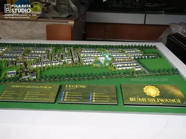 maket site plan bumi siliwangi