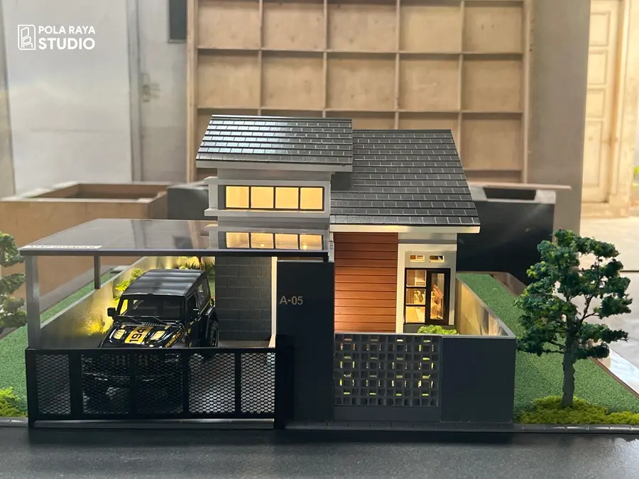 Foto maket rumah sederhana