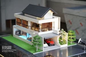 Maket Villa Bali Pola Raya Studio
