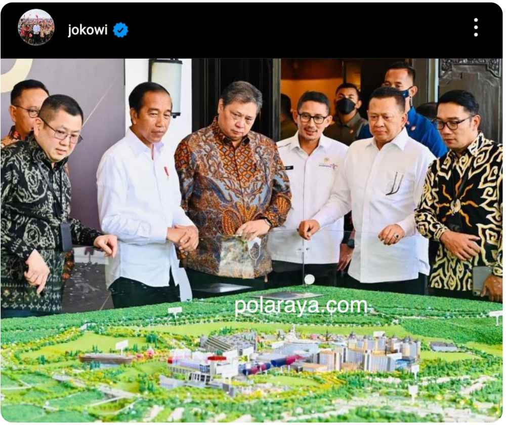 Jokowi Liat Maket Lido